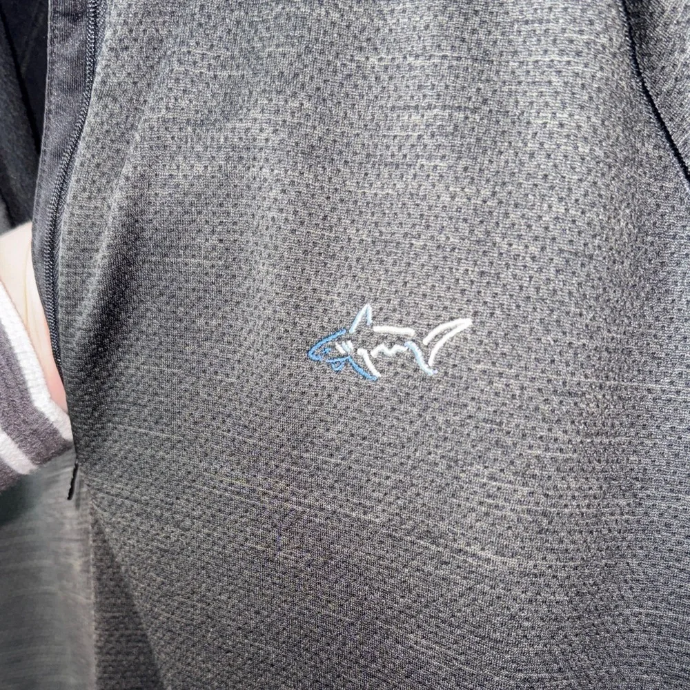Greg Norman Collection Charcoal/Black Pullover
